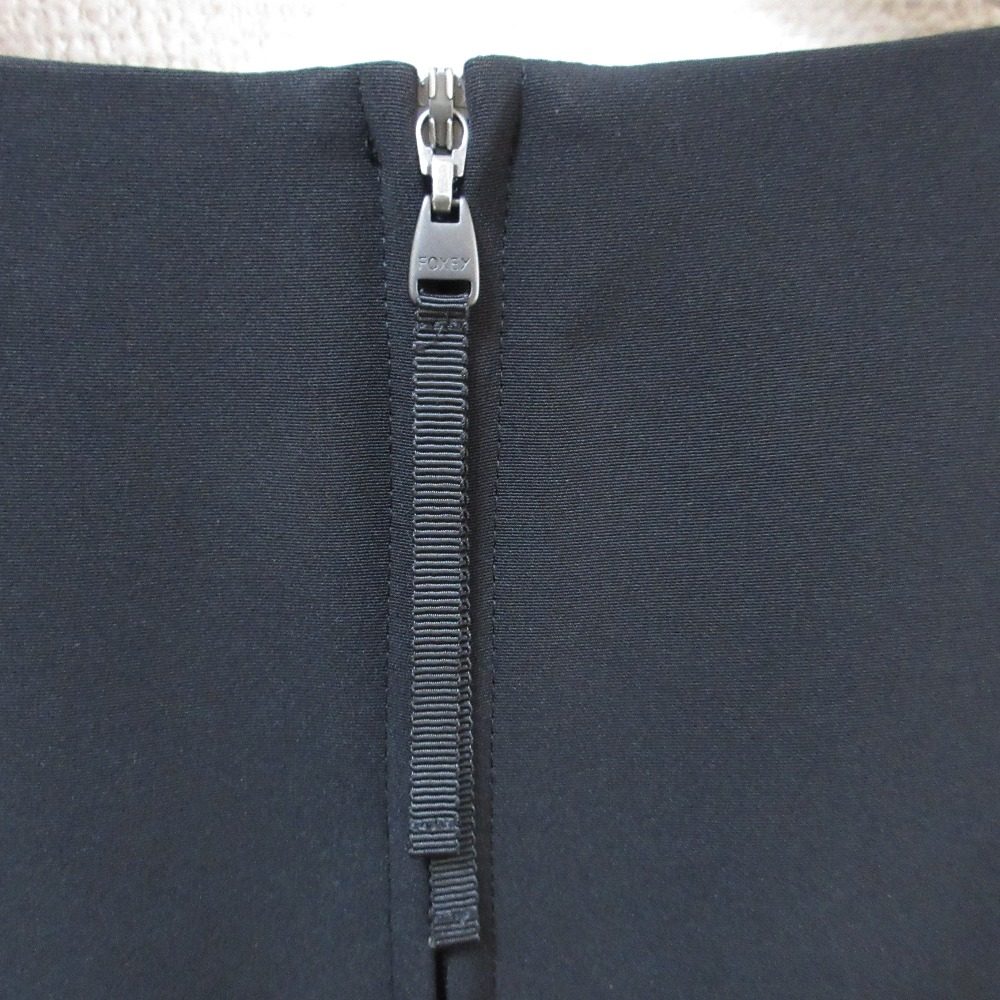 FOXEY NEW YORK マット ストレッチ グログラン ドレス