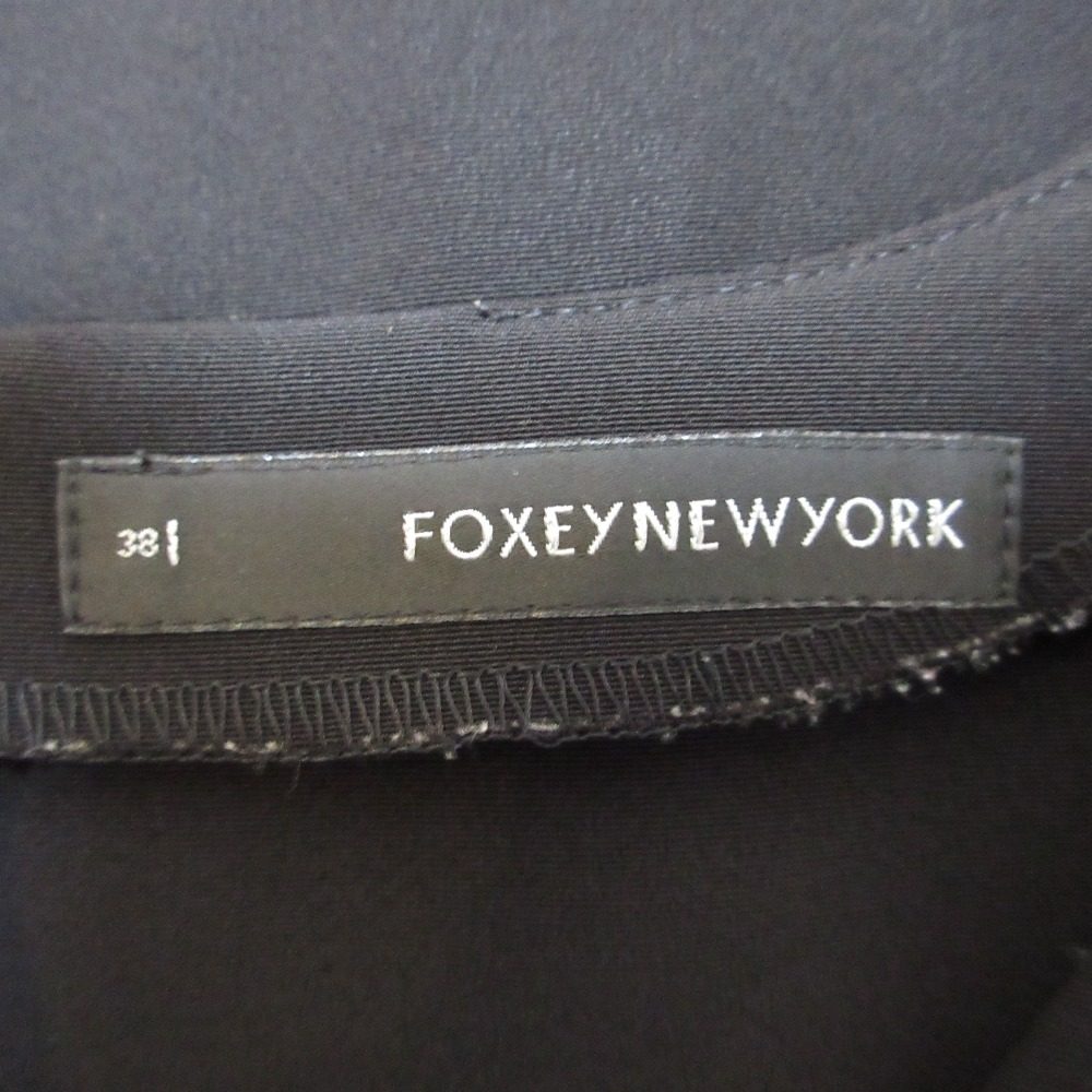 FOXEY NEW YORK マット ストレッチ グログラン ドレス