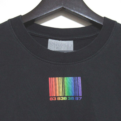 VETEMENTS RAINBOW BARCODE コットン Tシャツ