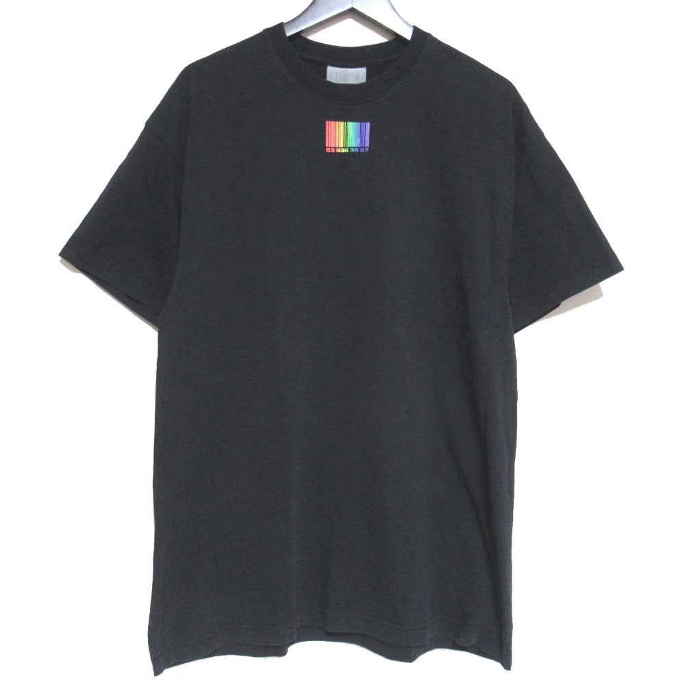 VETEMENTS RAINBOW BARCODE コットン Tシャツ