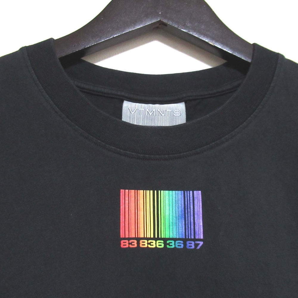 VETEMENTS RAINBOW BARCODE コットン Tシャツ