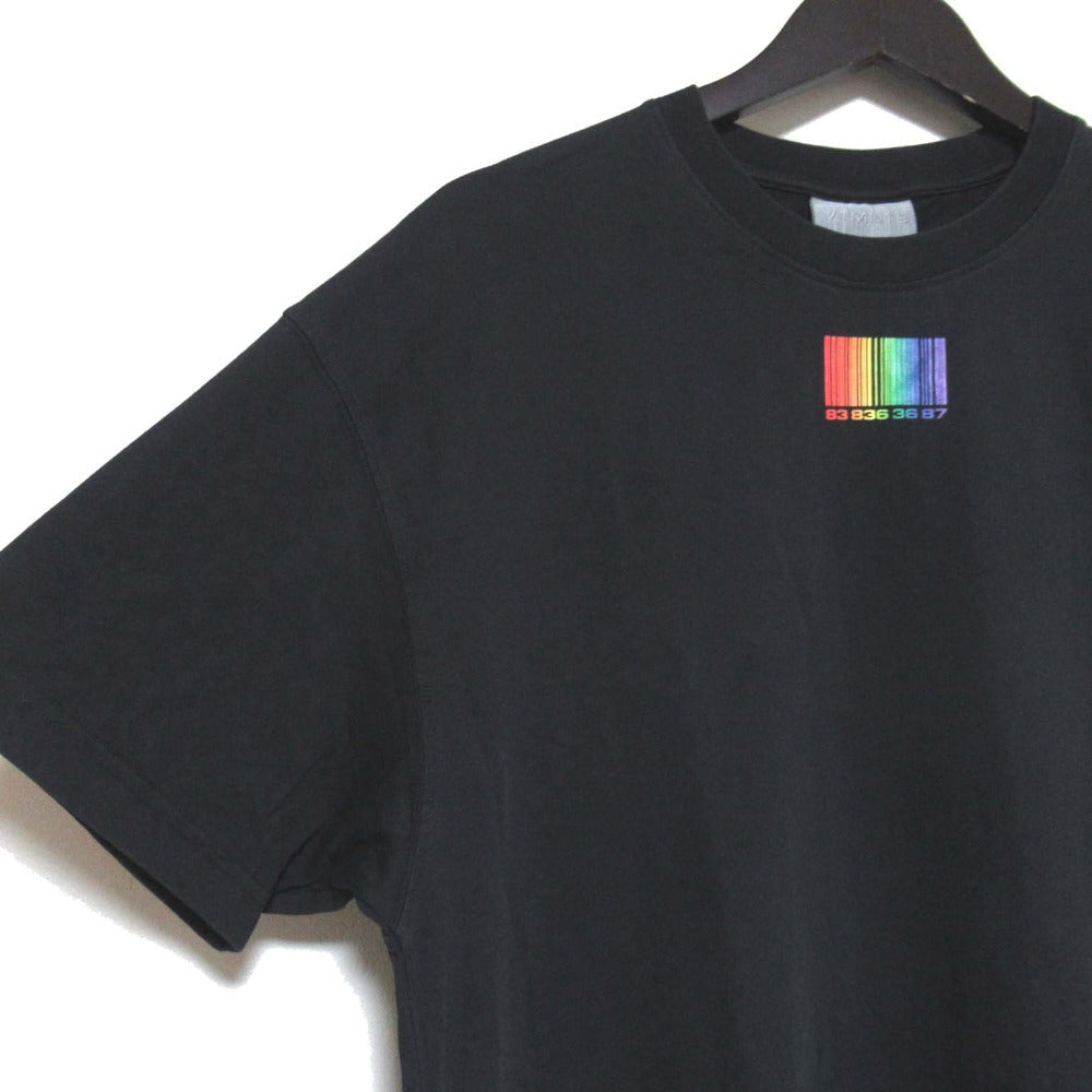 VETEMENTS RAINBOW BARCODE コットン Tシャツ