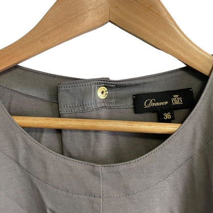 Drawer ショート スリーブ ロング ドレス