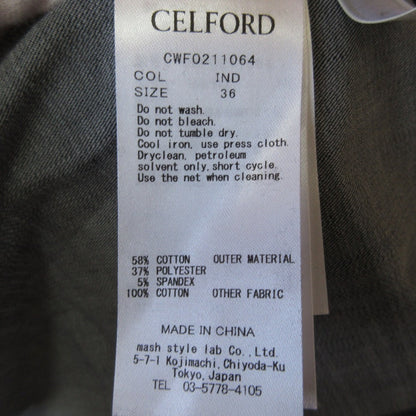 CELFORD バック フレア ワンピース ドレス