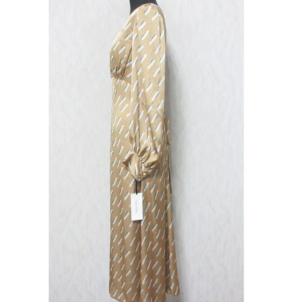 GRACE クラス シュン リップ サテン ロング ドレス