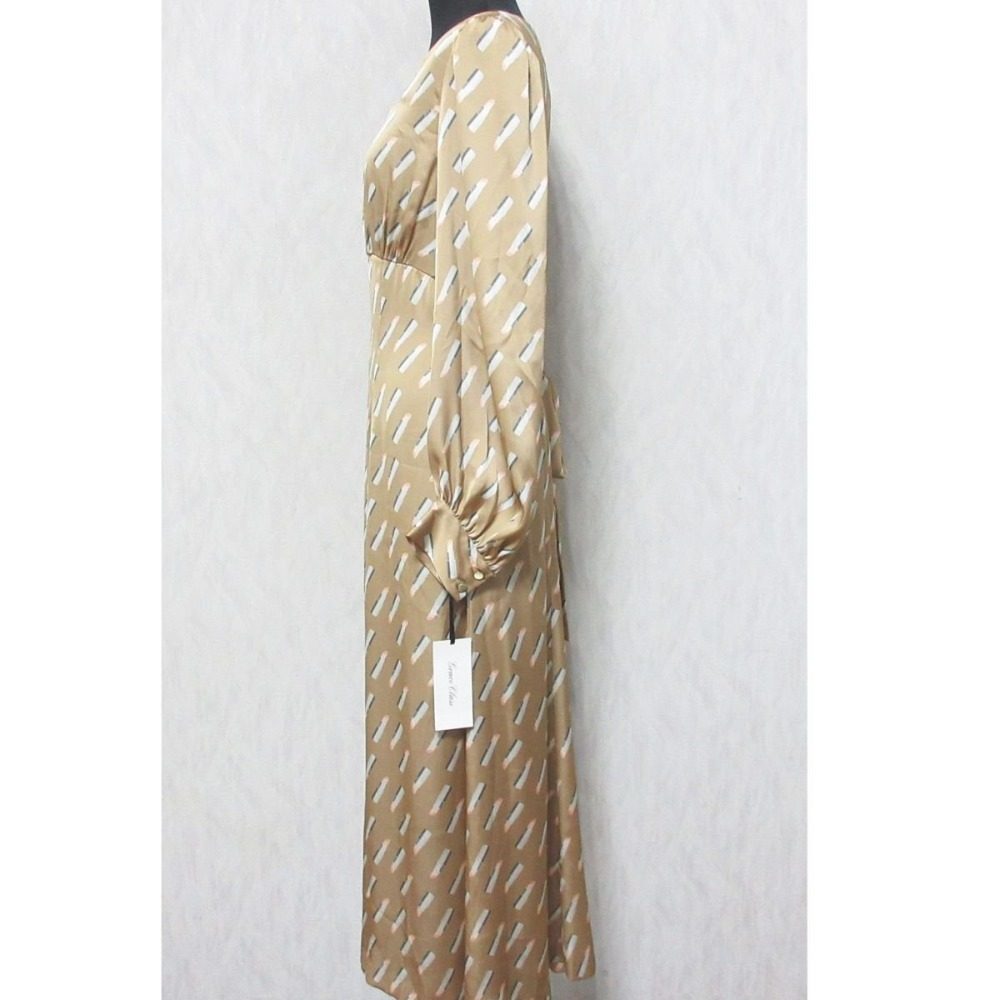 GRACE クラス シュン リップ サテン ロング ドレス