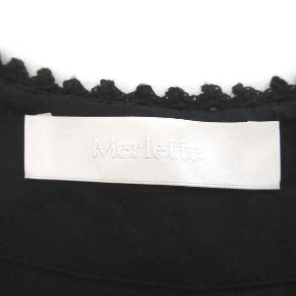 Merlette フレア ギャザー ドレス