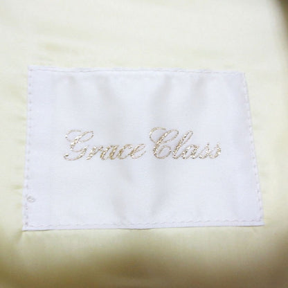 GRACE クラス ラム レザー ショート ジャケット
