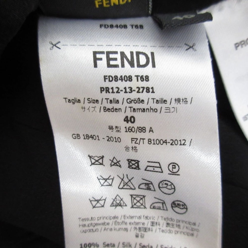 フェンディ 100% シルク ドレス