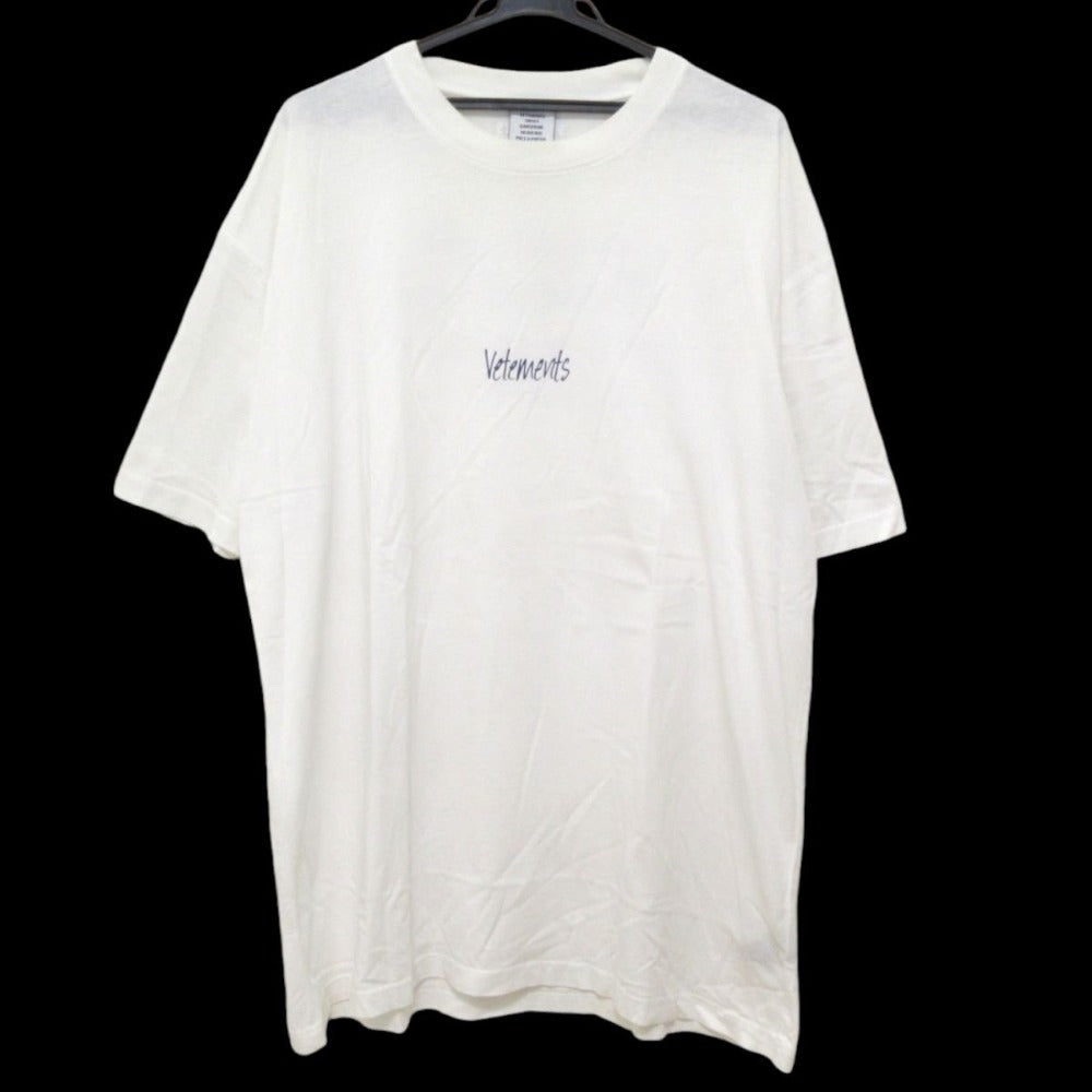VETEMENTS ロゴプリント コットンTシャツ
