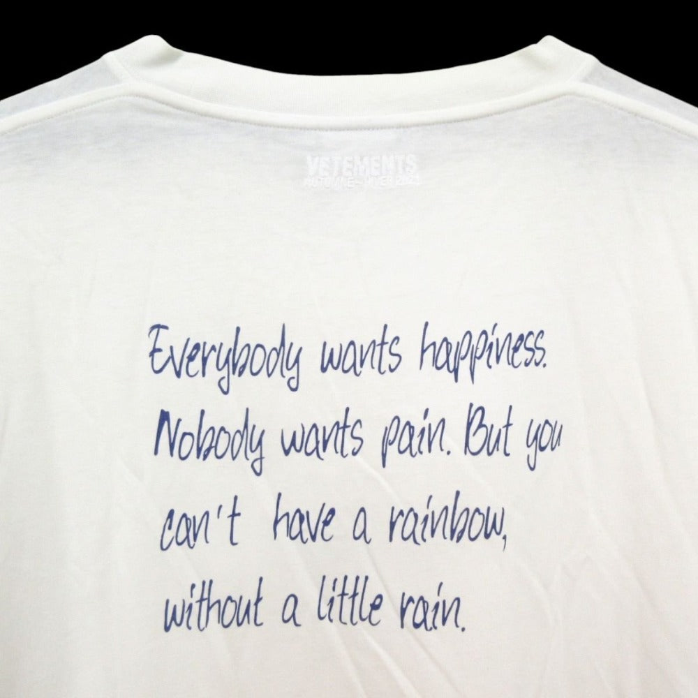 VETEMENTS ロゴプリント コットンTシャツ