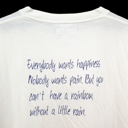 VETEMENTS ロゴプリント コットンTシャツ