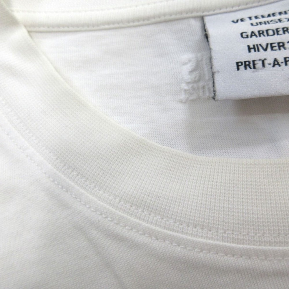 VETEMENTS ロゴプリント コットンTシャツ