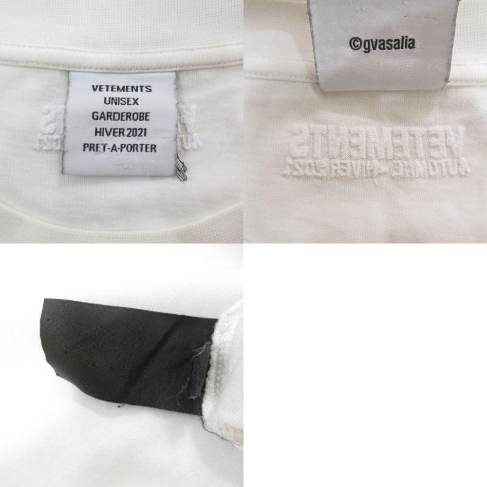 VETEMENTS ロゴプリント コットンTシャツ