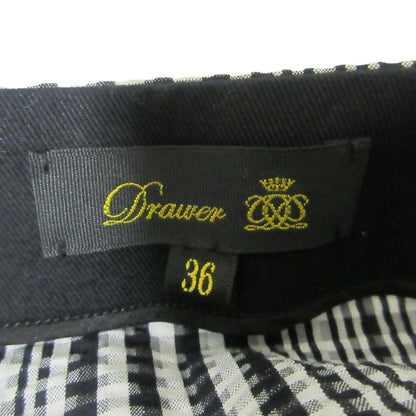 Drawer チェック シアサッカー スカート