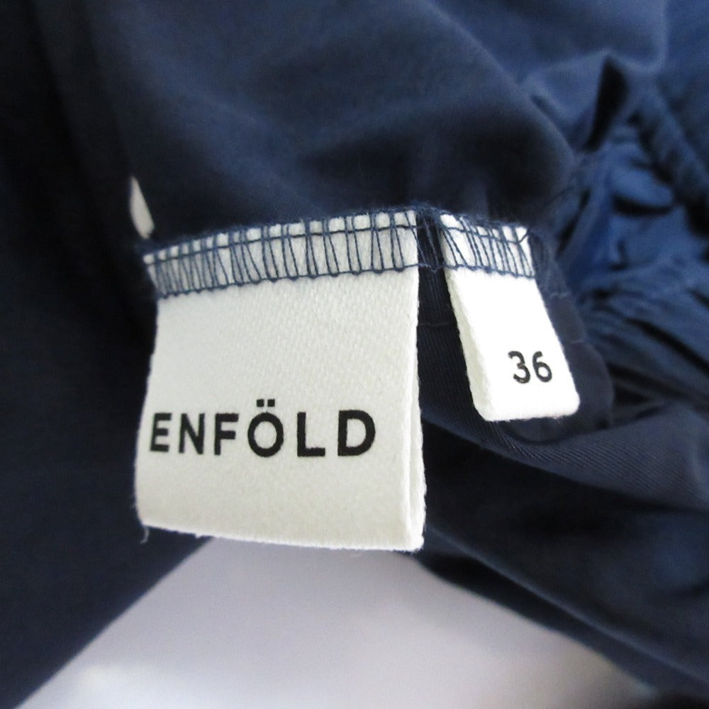 ENFOLD パフスリーブ半袖ブラウス