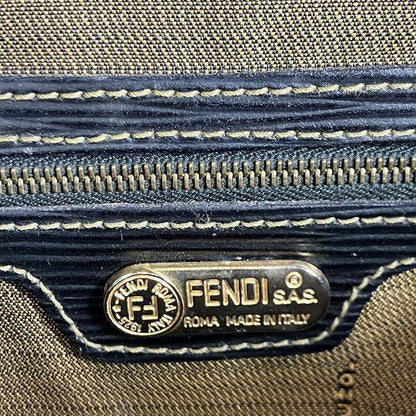 フェンディ ズッカ キャンバスレザー2wayバッグ