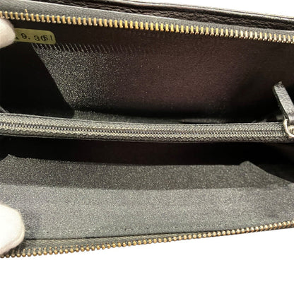シャネル レザー長財布
