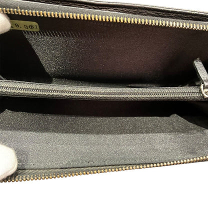 シャネル レザー長財布