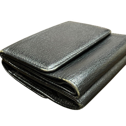 シャネル レザー三つ折り財布