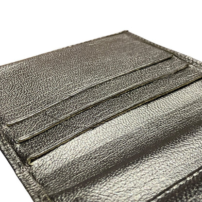 シャネル レザー三つ折り財布