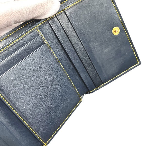 ディオール サドル ロータスウォレット 三つ折り財布