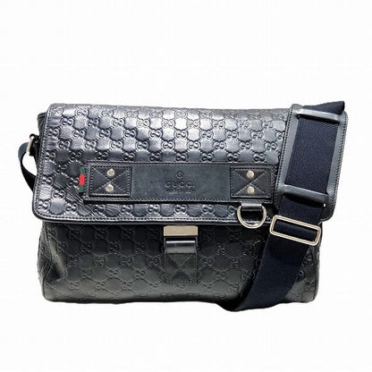 グッチ グッチシマ レザー ショルダーバッグ