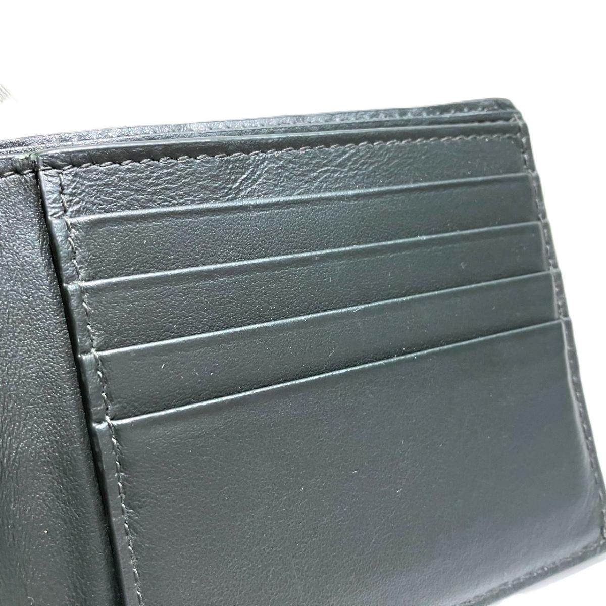 ボッテガヴェネタ イントレチャート レザー 二つ折り財布