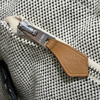 エルメス ニューフールトゥPM キャンバス ハンドバッグ