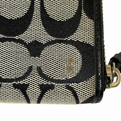 コーチ シグネチャー ストライプ キャンバス 長財布