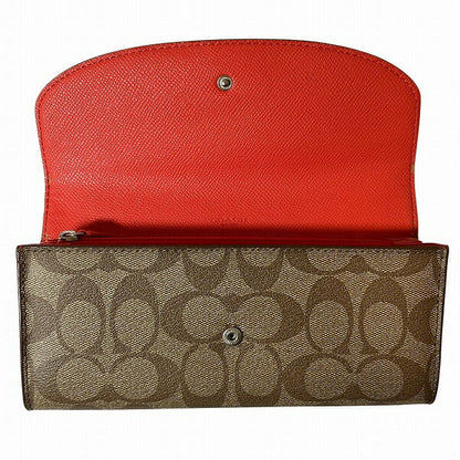 コーチ シグネチャー PVC 長財布