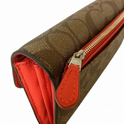 コーチ シグネチャー PVC 長財布