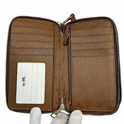コーチ ダブルジップフォーンウォレット レザー財布