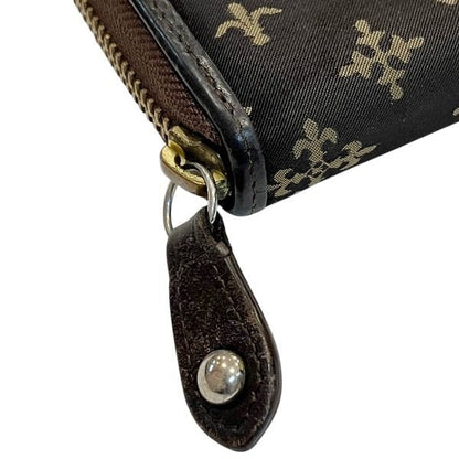 ラシット モノグラム ナイロンレザー長財布