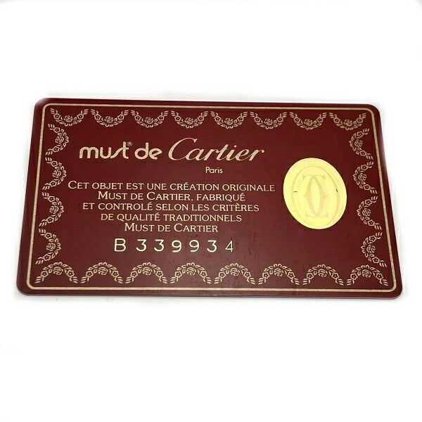 カルティエ マスト レザー カード ケース