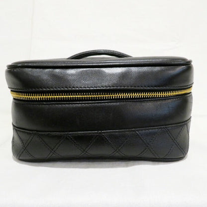 シャネル バイカラー ラムスキン ハンドバッグ