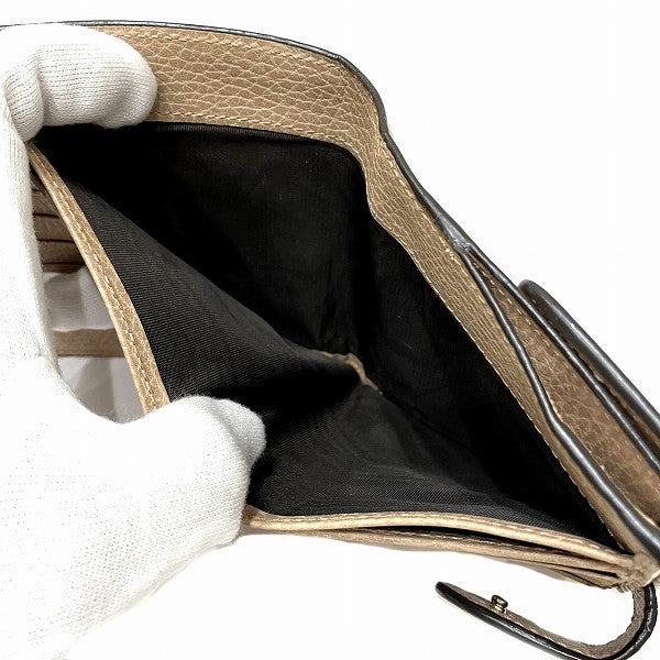 Gucci 598167.1147 カーフ レザー 長財布