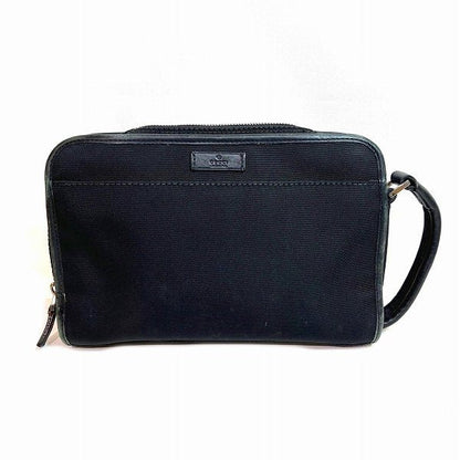 グッチ キャンバス レザー クラッチバッグ