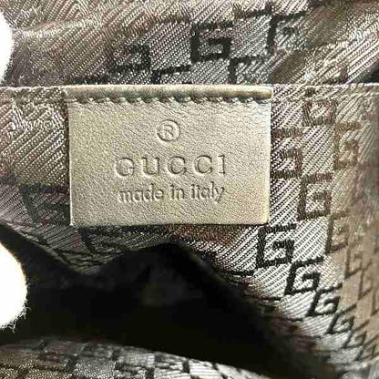 グッチ キャンバス レザー クラッチバッグ