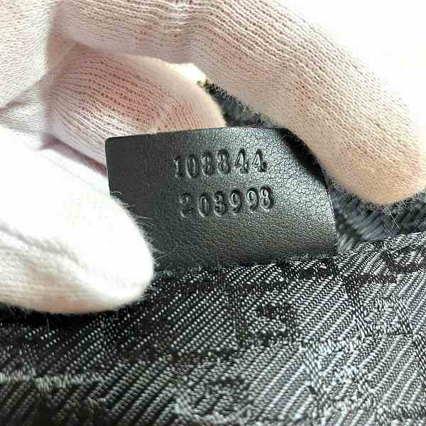 グッチ キャンバス レザー クラッチバッグ