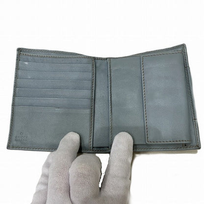 グッチ GG レザー キャンバス ウォレット