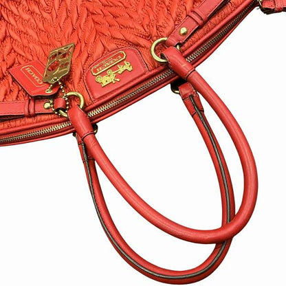 コーチ マディソン ナイロン レザー 2WAY バッグ