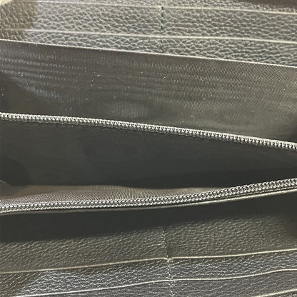 グッチ ロゴ プリント レザー ロング ウォレット