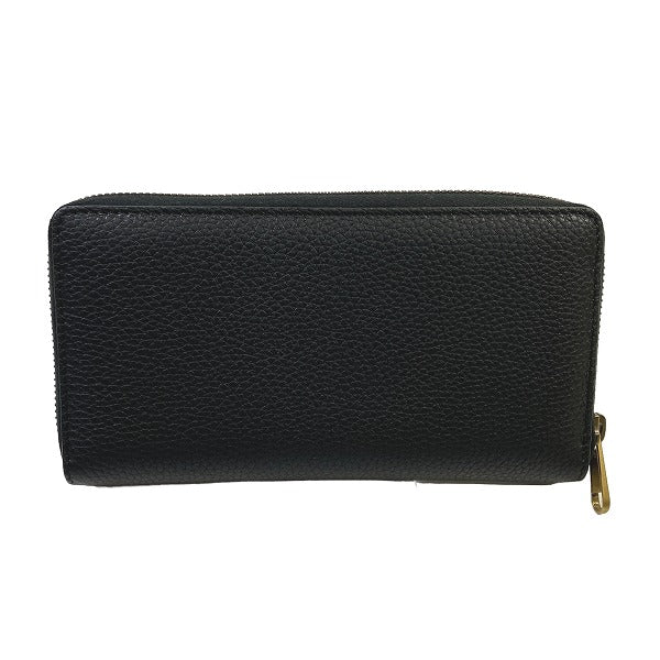 グッチ ロゴ プリント レザー ロング ウォレット