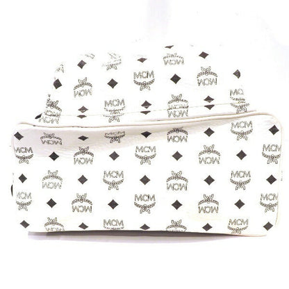 MCM コーテッド キャンバス レザー バックパック