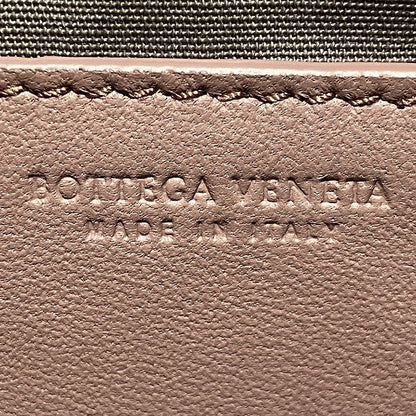 ボッテガ・ヴェネタイントレチャートレザークラッチバッグ