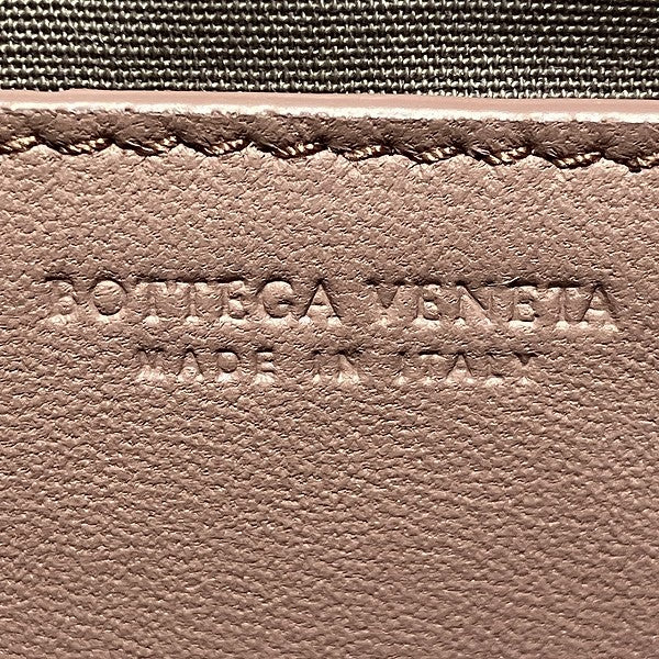 ボッテガ・ヴェネタイントレチャートレザークラッチバッグ