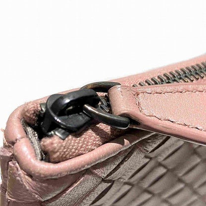 ボッテガヴェネタ イントレチャート レザー クラッチバッグ