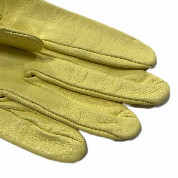 エルメス シェーヌ ダンクル レザー グローブ