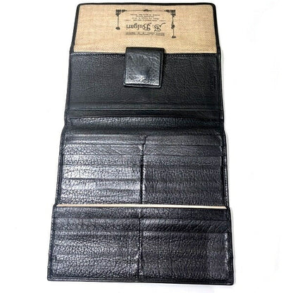 ブルガリ コレツィオーネ ソティリオ レザー PVC キャンバス 三つ折り財布